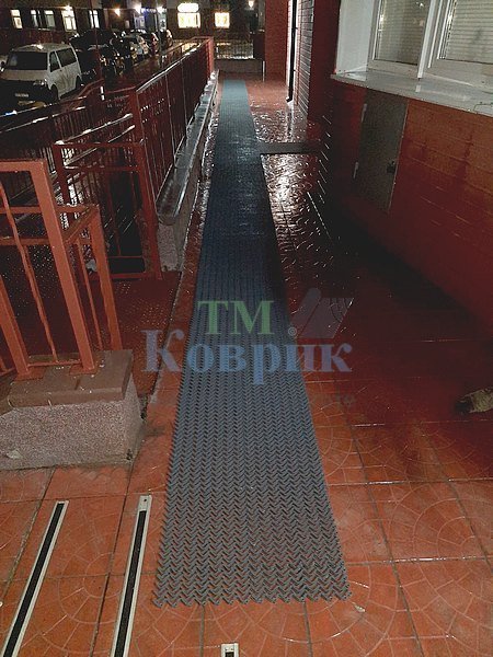 Килимок придверний гумовий "Тетра" 15мм 1м² — фото 12