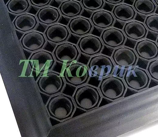 Килимок пористий брудозбірний Гумово-стільникове "Октагонал" 13мм 1м²