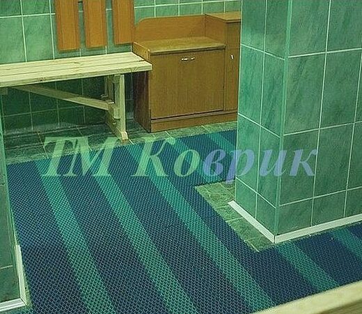 Гумовий килимок у душову кабіну "Левада" 1м²