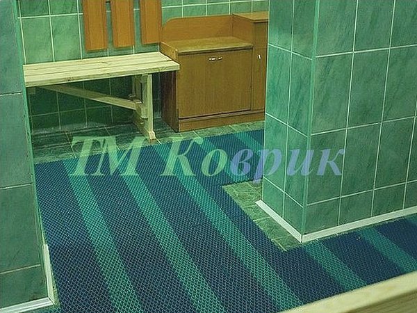 Гумовий килимок у душову кабіну "Левада" 1м²