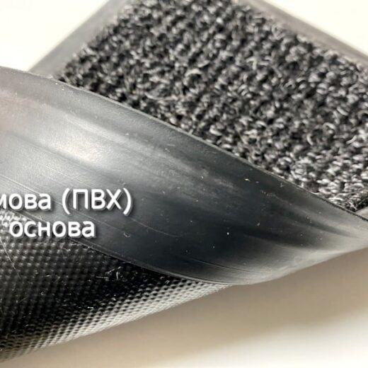 Килимок вхідний "Поляна" чорна 1м²