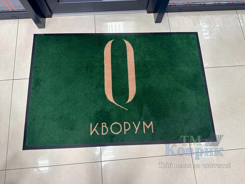 Придверний килимок з написом на замовлення – Велюр (Австрія) 1м² — фото 28
