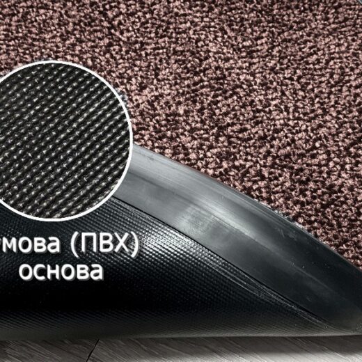 Килимок у прихожу "Париж" 1 кв.м (коричневий)