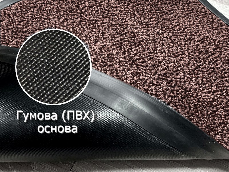 Килимок у прихожу "Париж" 1 кв.м (коричневий)